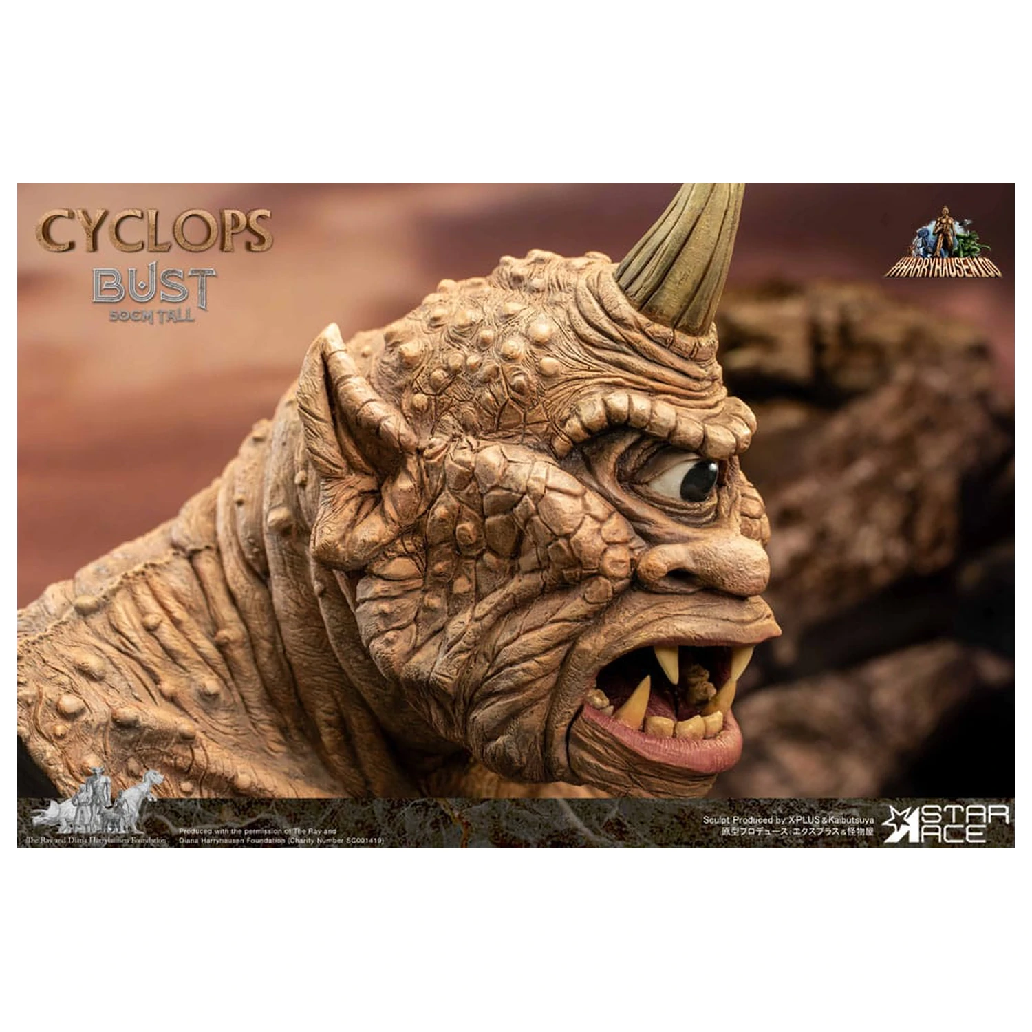 The 7th Voyage of Sinbad Büste Ray Harryhausens Zyklop 50 cm Produktfoto