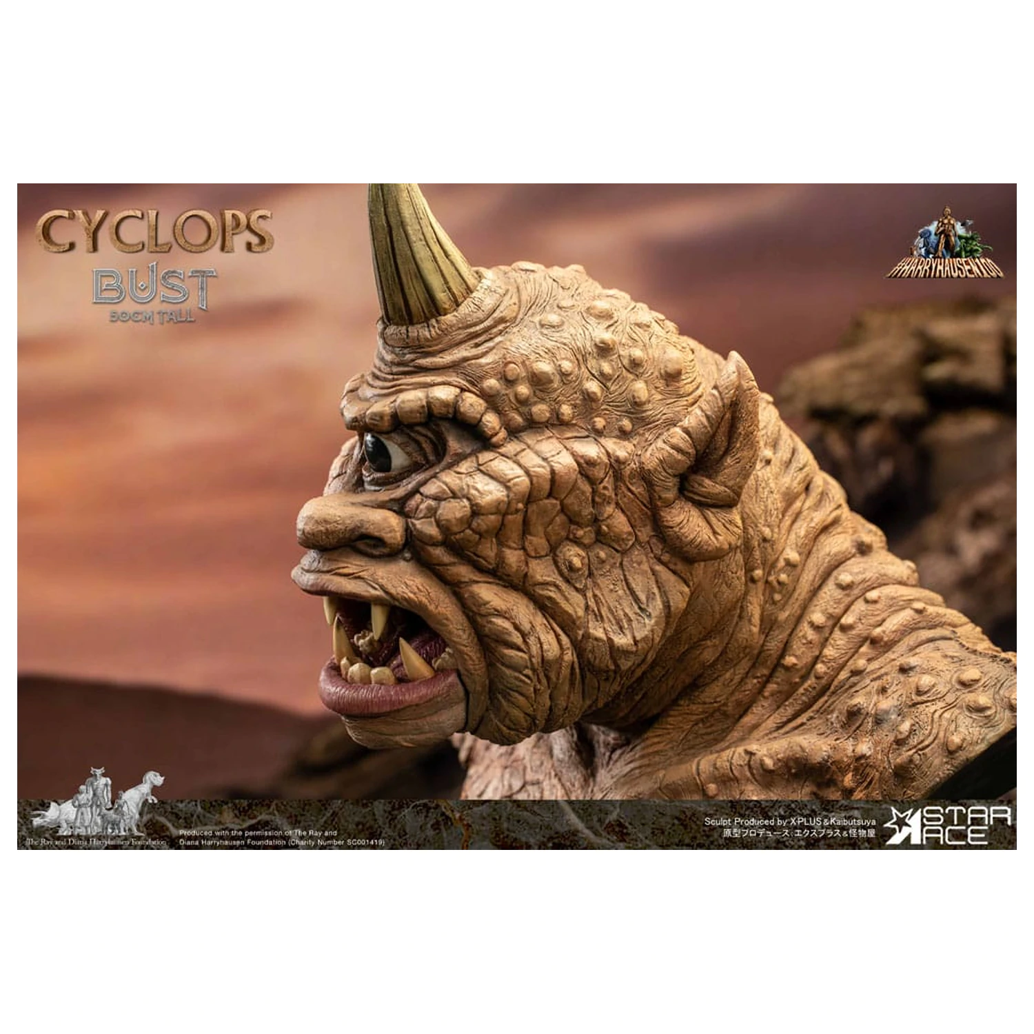 The 7th Voyage of Sinbad Büste Ray Harryhausens Zyklop 50 cm Produktfoto