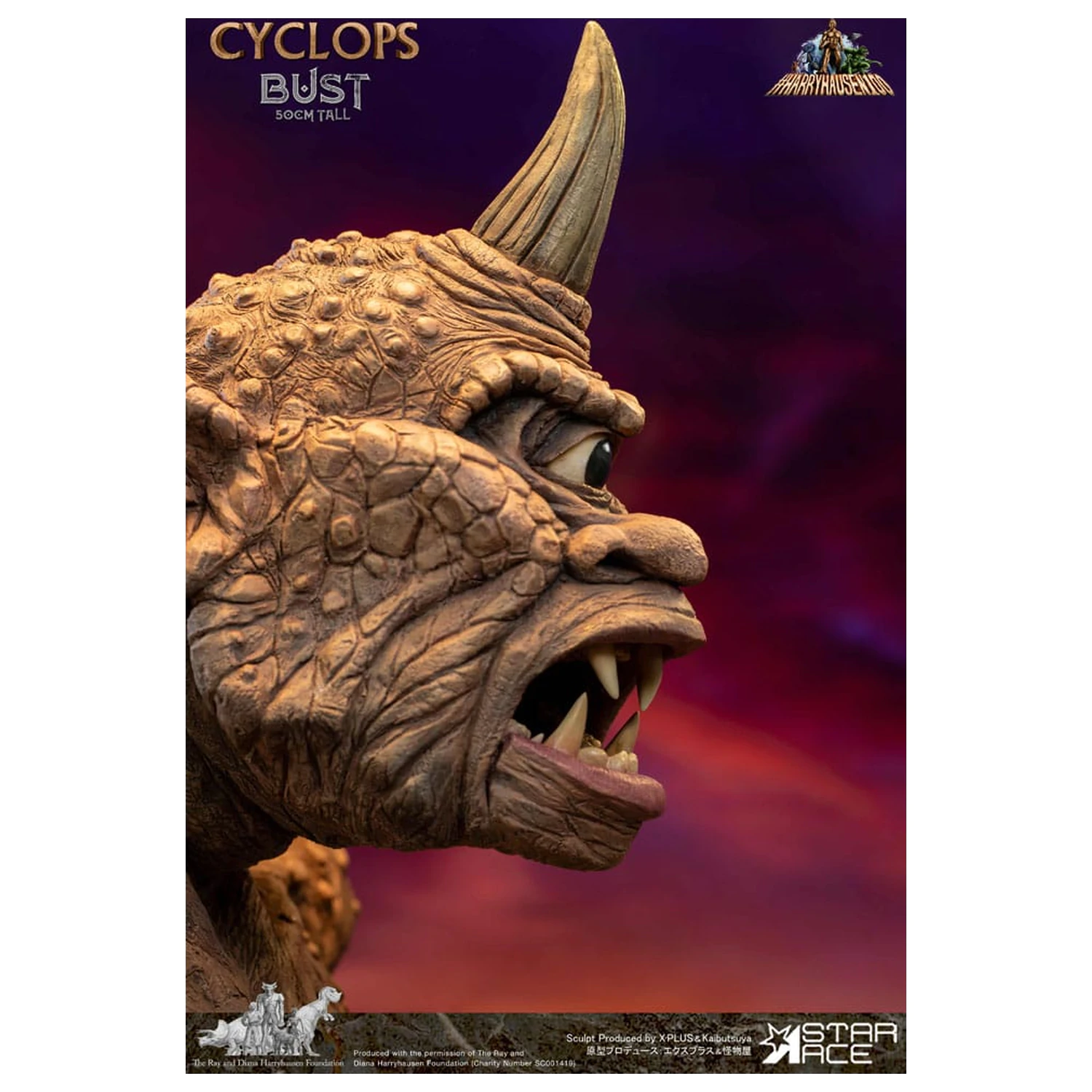 The 7th Voyage of Sinbad Büste Ray Harryhausens Zyklop 50 cm Produktfoto