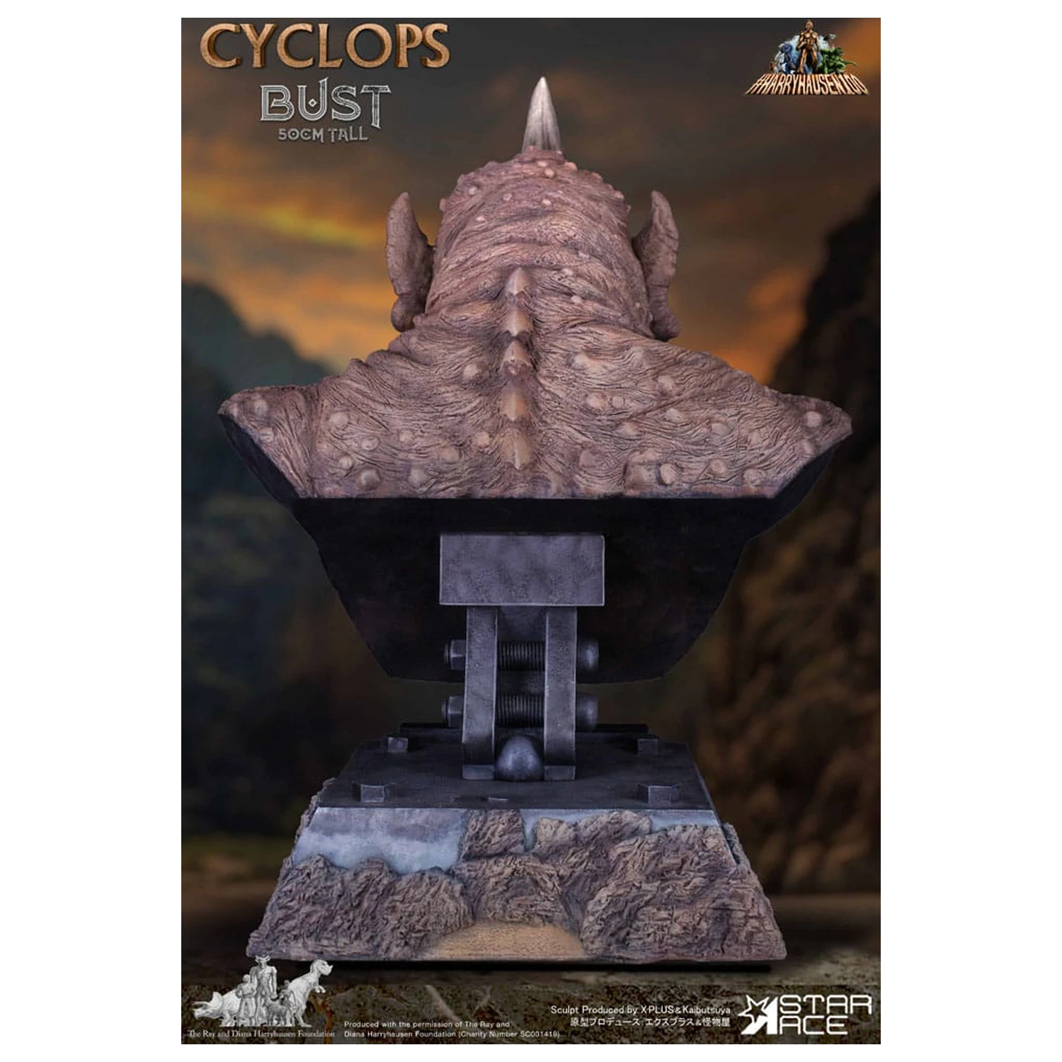 The 7th Voyage of Sinbad Büste Ray Harryhausens Zyklop 50 cm Produktfoto