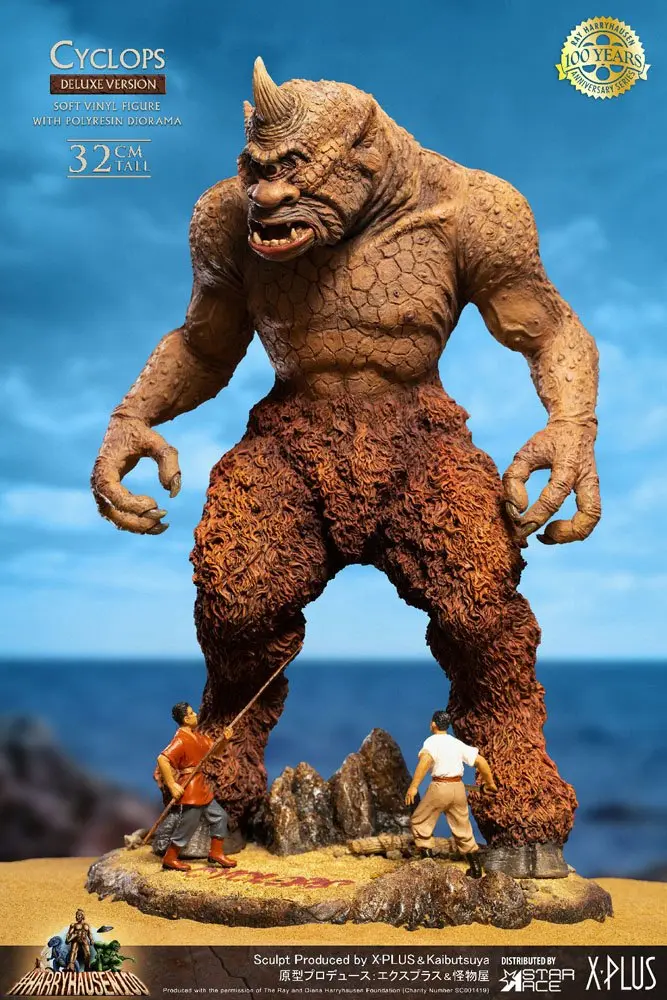 Sindbads siebente Reise Soft Vinyl Statue Ray Harryhausens Cyclops Deluxe Version 32 cm Produktfoto