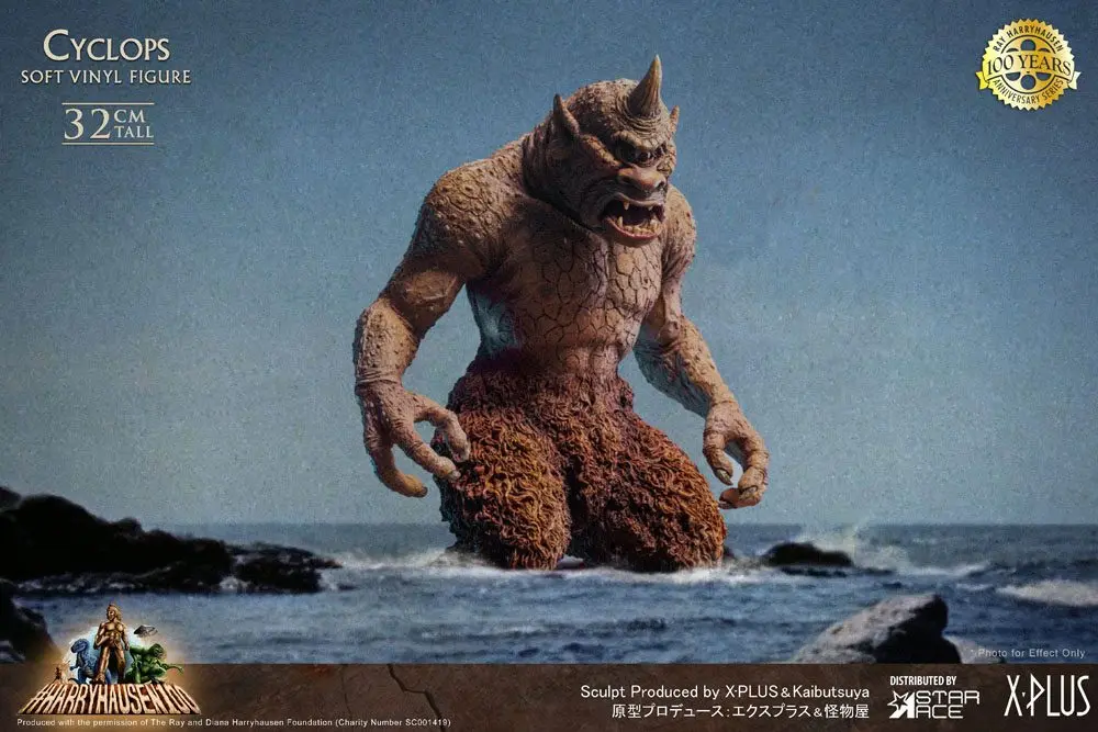 Sindbads siebente Reise Soft Vinyl Statue Ray Harryhausens Cyclops Deluxe Version 32 cm Produktfoto