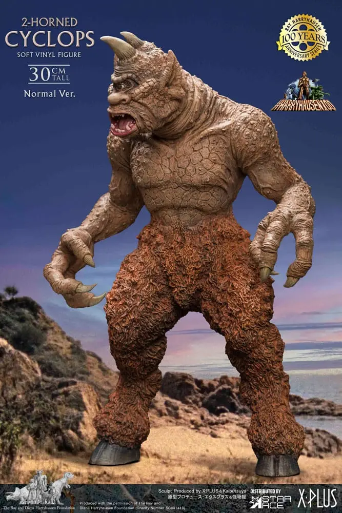 Sindbads siebente Reise Soft Vinyl Statue Ray Harryhausens Horned Cyclops 32 cm Produktfoto