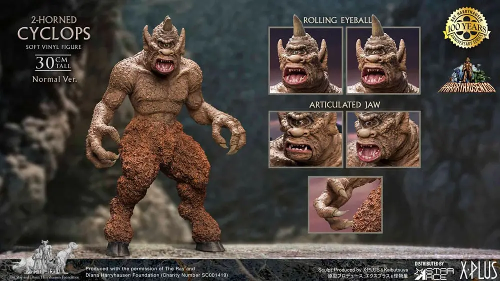 Sindbads siebente Reise Soft Vinyl Statue Ray Harryhausens Horned Cyclops 32 cm Produktfoto
