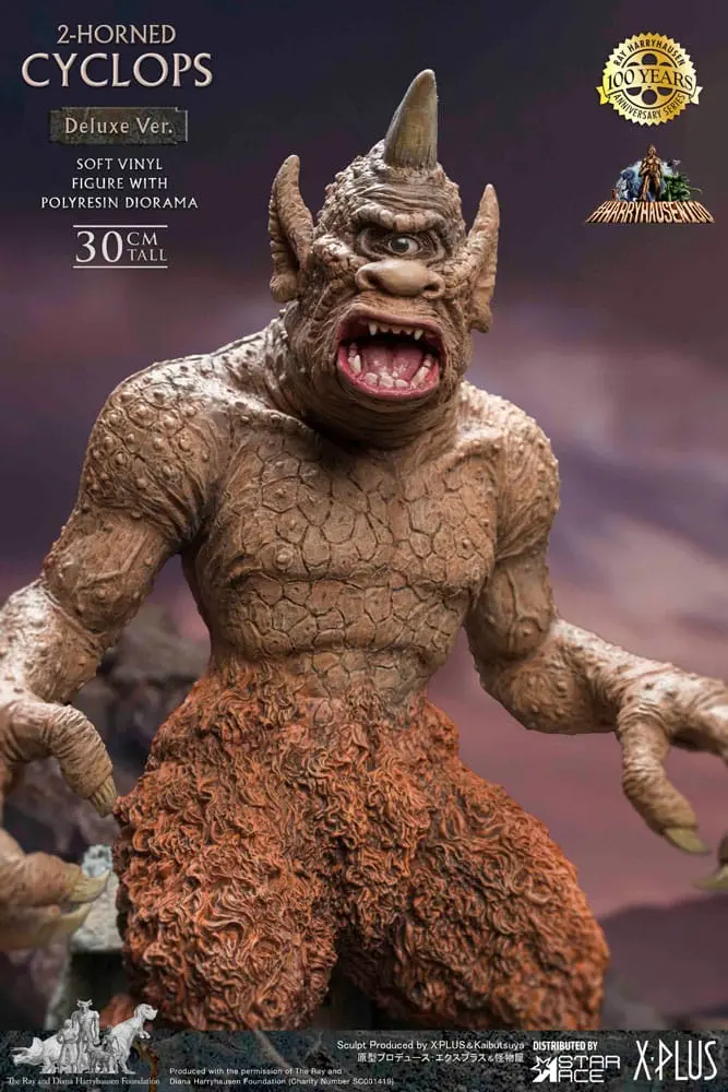 The 7th Voyage of Sinbad Soft Vinyl Statue Ray Harryhausens Horned Cyclops Deluxe Version 32 cm Produktfoto