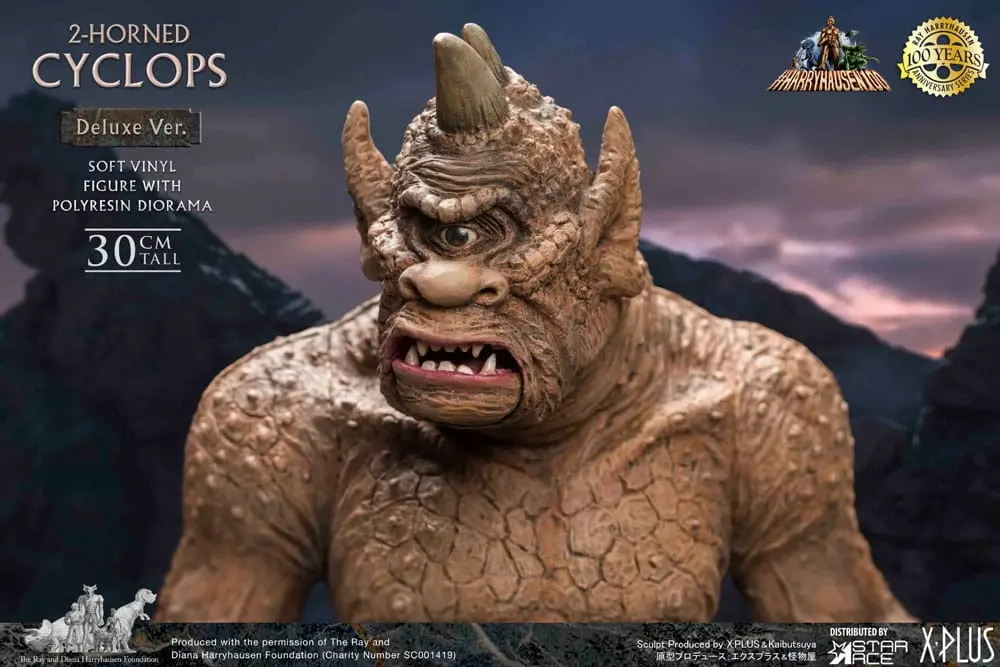 The 7th Voyage of Sinbad Soft Vinyl Statue Ray Harryhausens Horned Cyclops Deluxe Version 32 cm Produktfoto