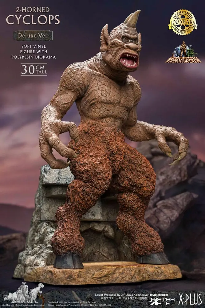 The 7th Voyage of Sinbad Soft Vinyl Statue Ray Harryhausens Horned Cyclops Deluxe Version 32 cm Produktfoto