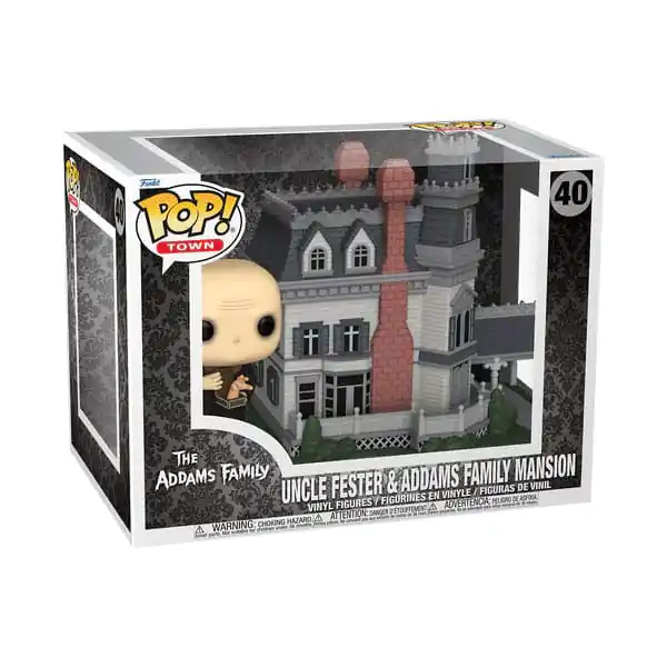 The Addams Family Funko POP! Town Vinyl Figur Addams Home w/Uncle Fester 9 cm termékfotó