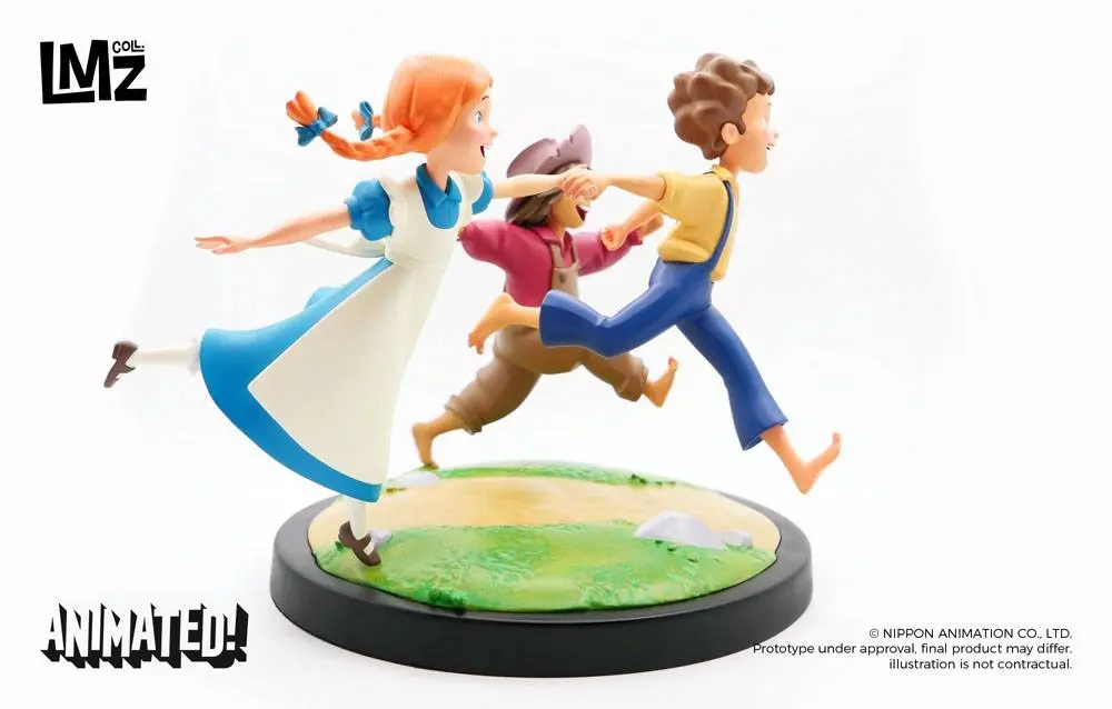 The Adventures of Tom Sawyer Animated! Statue Tom, Huck & Becky 23 cm Produktfoto