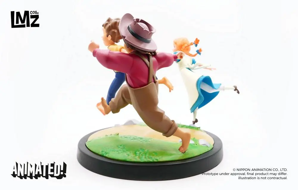 The Adventures of Tom Sawyer Animated! Statue Tom, Huck & Becky 23 cm Produktfoto