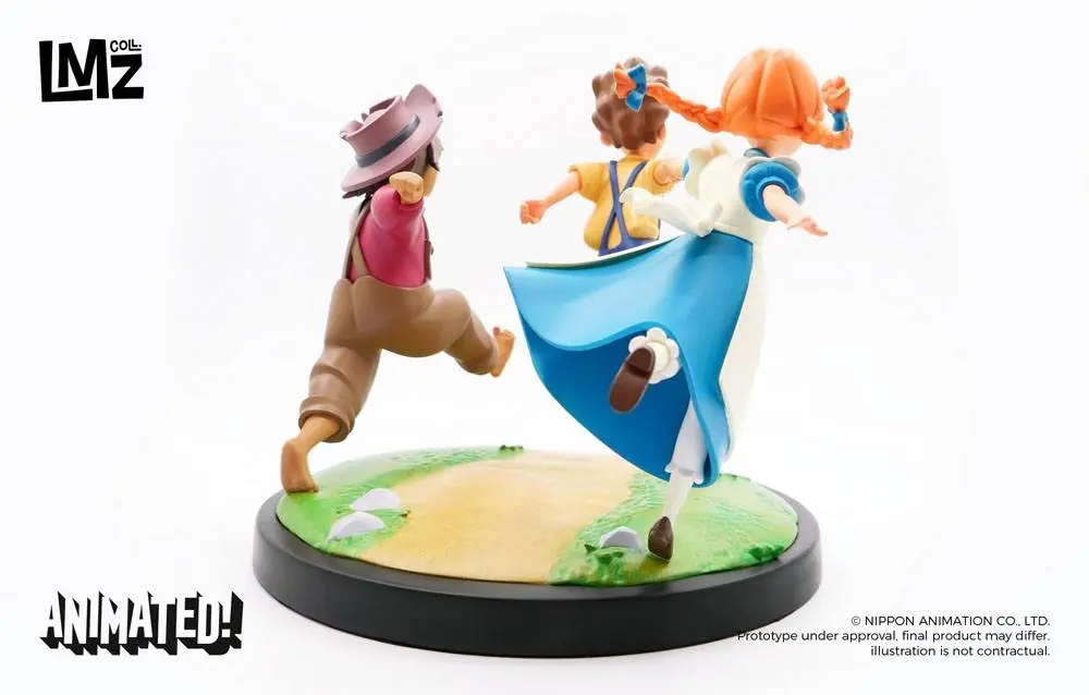 The Adventures of Tom Sawyer Animated! Statue Tom, Huck & Becky 23 cm Produktfoto