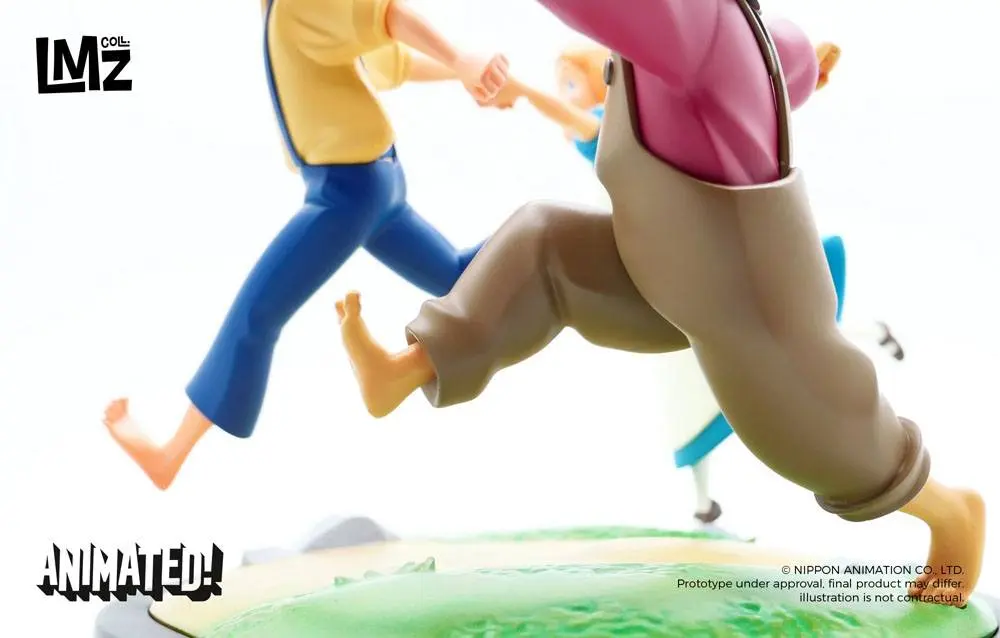 The Adventures of Tom Sawyer Animated! Statue Tom, Huck & Becky 23 cm Produktfoto
