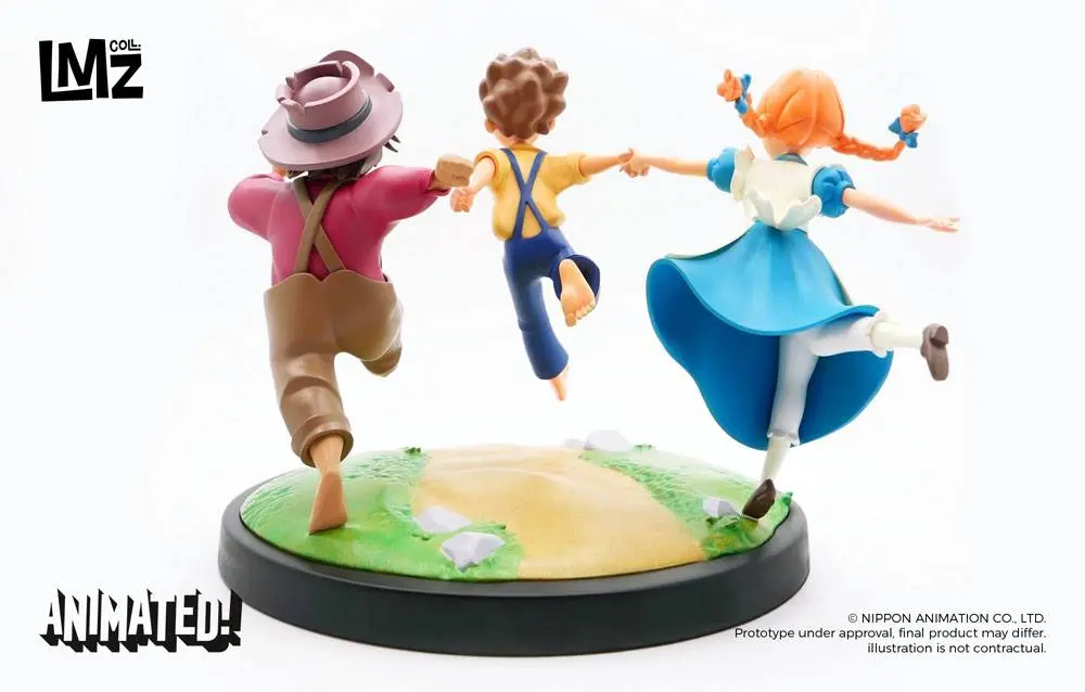 The Adventures of Tom Sawyer Animated! Statue Tom, Huck & Becky 23 cm Produktfoto