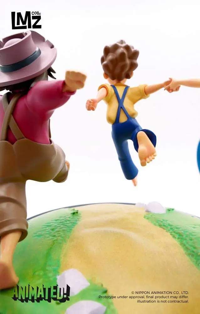 The Adventures of Tom Sawyer Animated! Statue Tom, Huck & Becky 23 cm Produktfoto