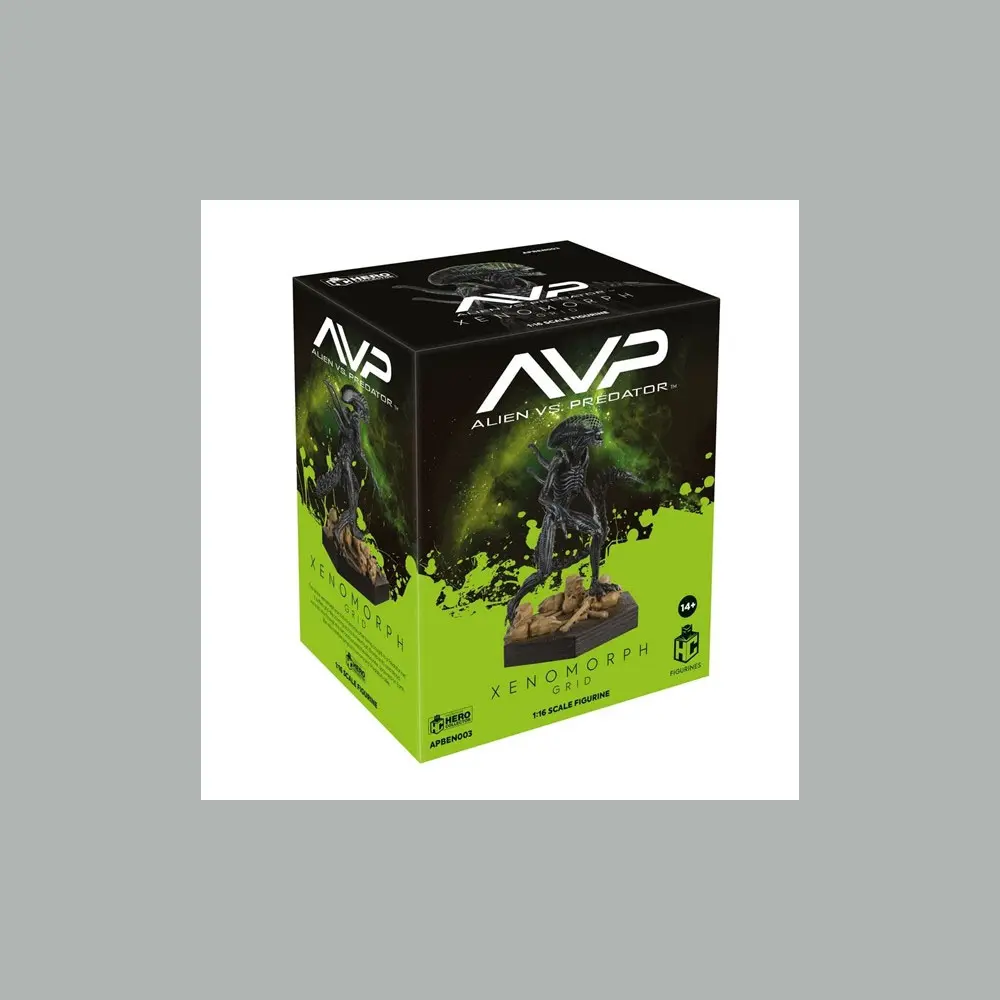 The Alien vs. Predator Collection Statue 1/16 Xenomorph Grid 14 cm Produktfoto
