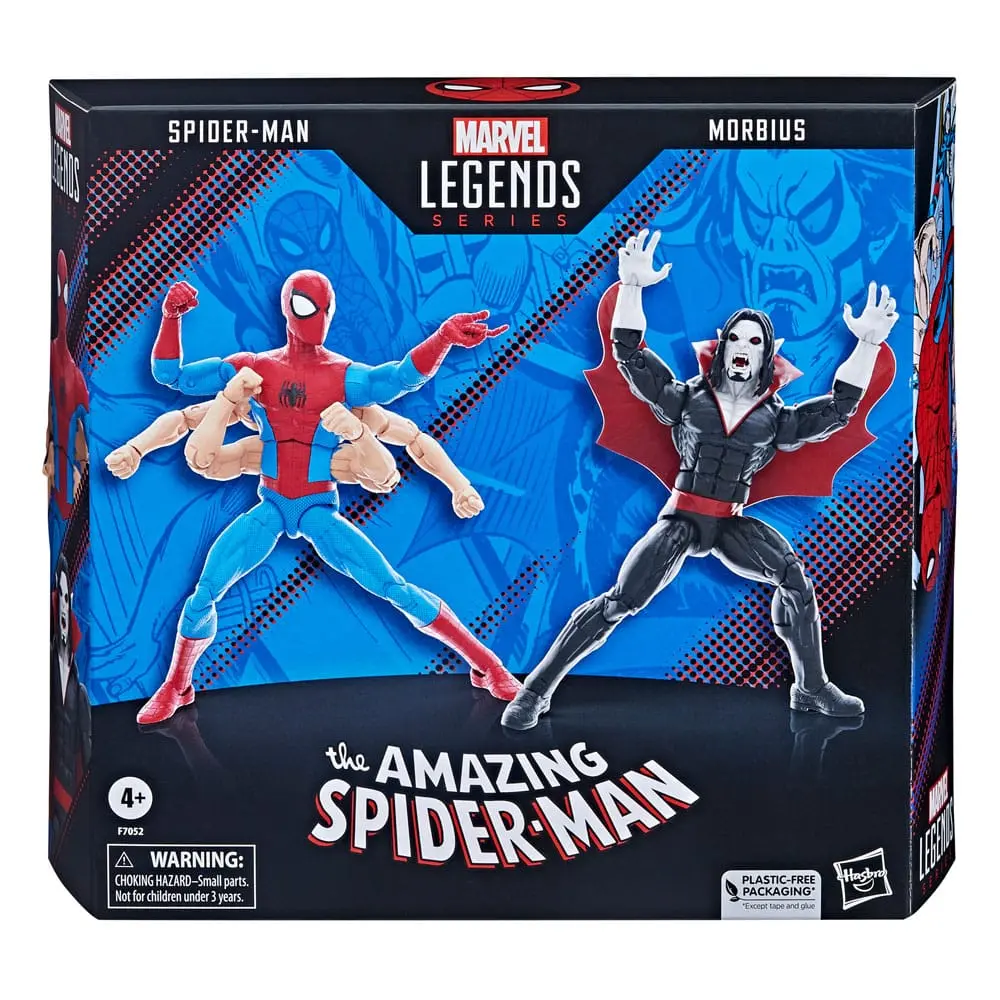 The Amazing Spider-Man Marvel Legends Actionfiguren 2er Pack Spider-Man &amp; Morbius 15 cm Produktfoto