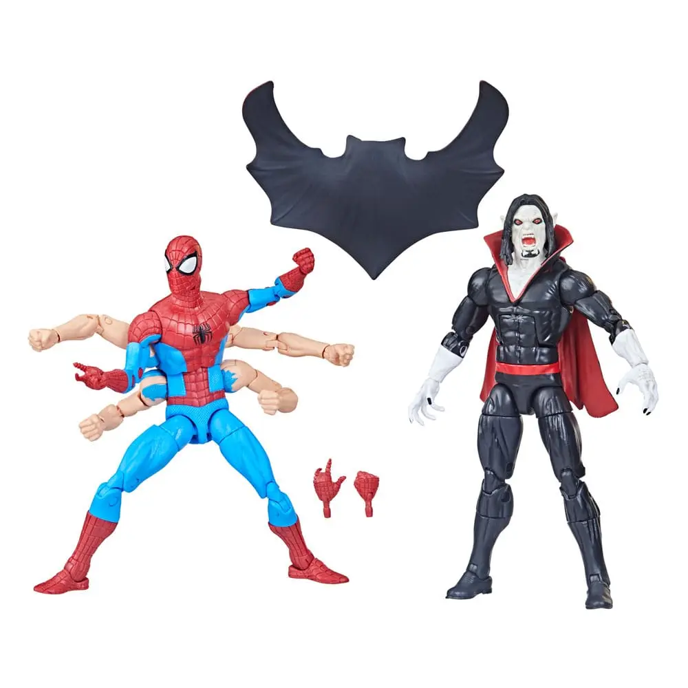 The Amazing Spider-Man Marvel Legends Actionfiguren 2er Pack Spider-Man &amp; Morbius 15 cm Produktfoto
