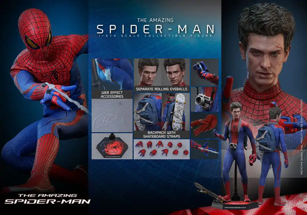 The Amazing Spider-Man Movie Masterpiece Actionfigur 1/6 Spider-Man 30 cm termékfotó