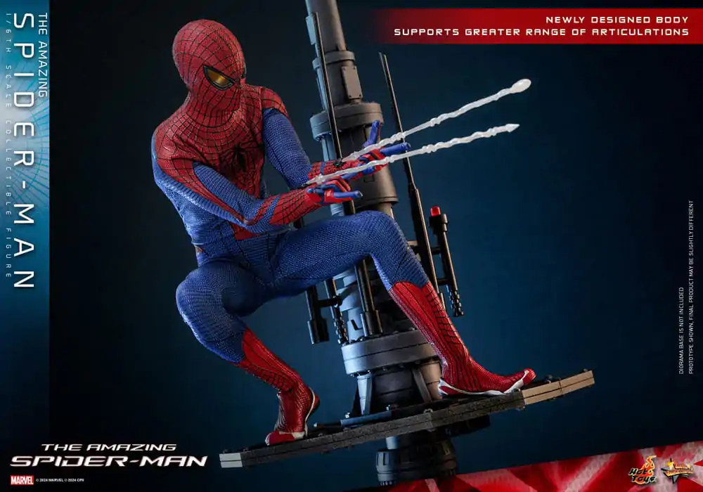 The Amazing Spider-Man Movie Masterpiece Actionfigur 1/6 Spider-Man 30 cm termékfotó