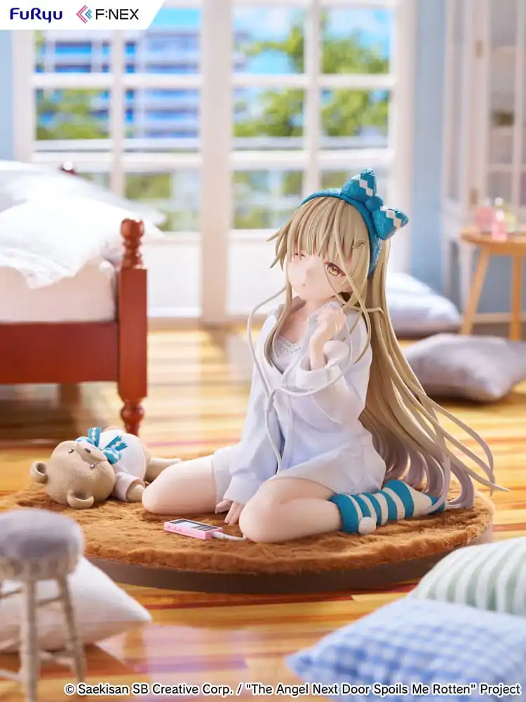 The Angel Next Door Spoils Me Rotten F:Nex PVC Statue 1/7 Mahiru Shiina Relax Ver. 14 cm Produktfoto