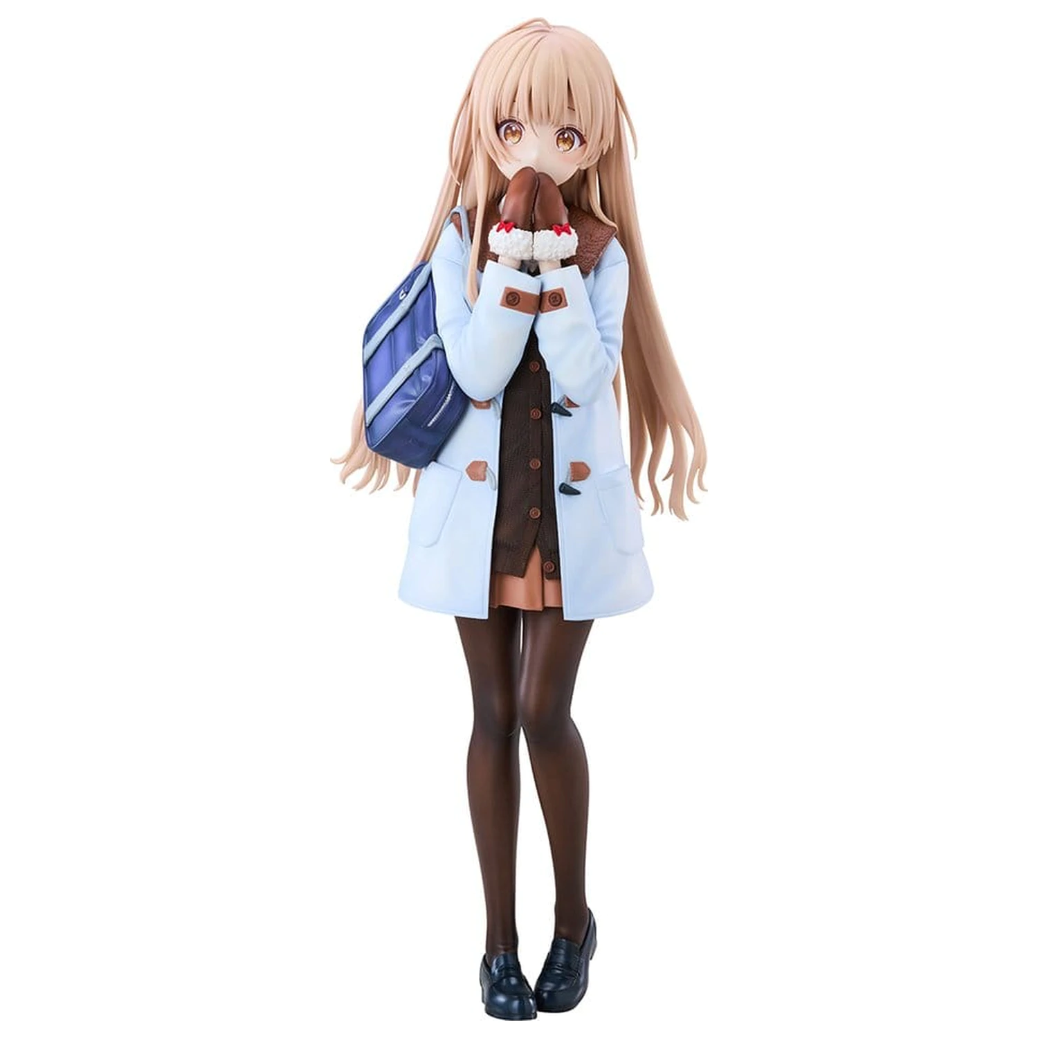 The Angel Next Door Spoils Me Rotten Tenitol große PVC Figur Mahiru Shiina Winter clothes Ver. 30 cm Produktfoto