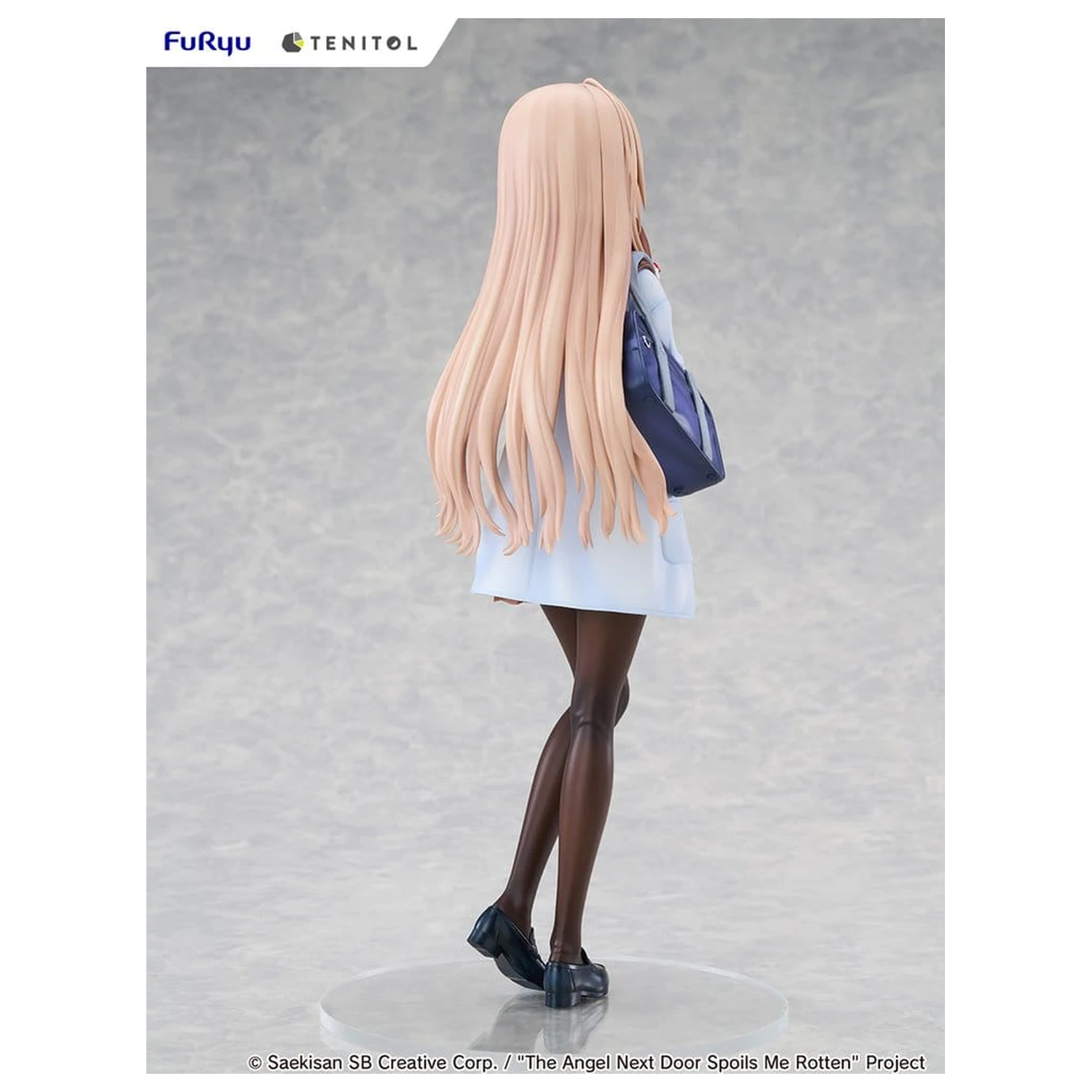 The Angel Next Door Spoils Me Rotten Tenitol große PVC Figur Mahiru Shiina Winter clothes Ver. 30 cm Produktfoto