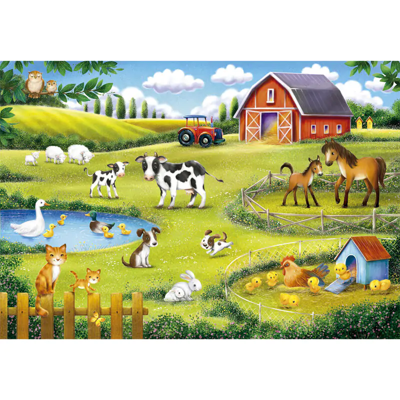 The Animal Farm Puzzle 30St Produktfoto