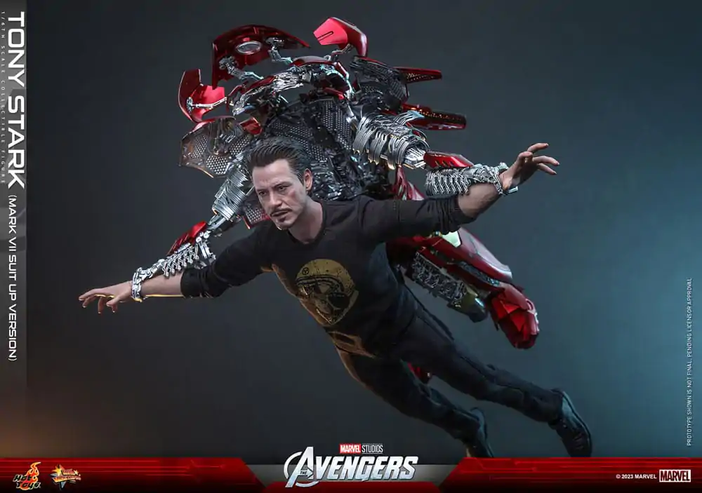 The Avengers Movie Masterpiece Actionfigur 1/6 Tony Stark (Mark VII Suit-Up Version) 31 cm Produktfoto