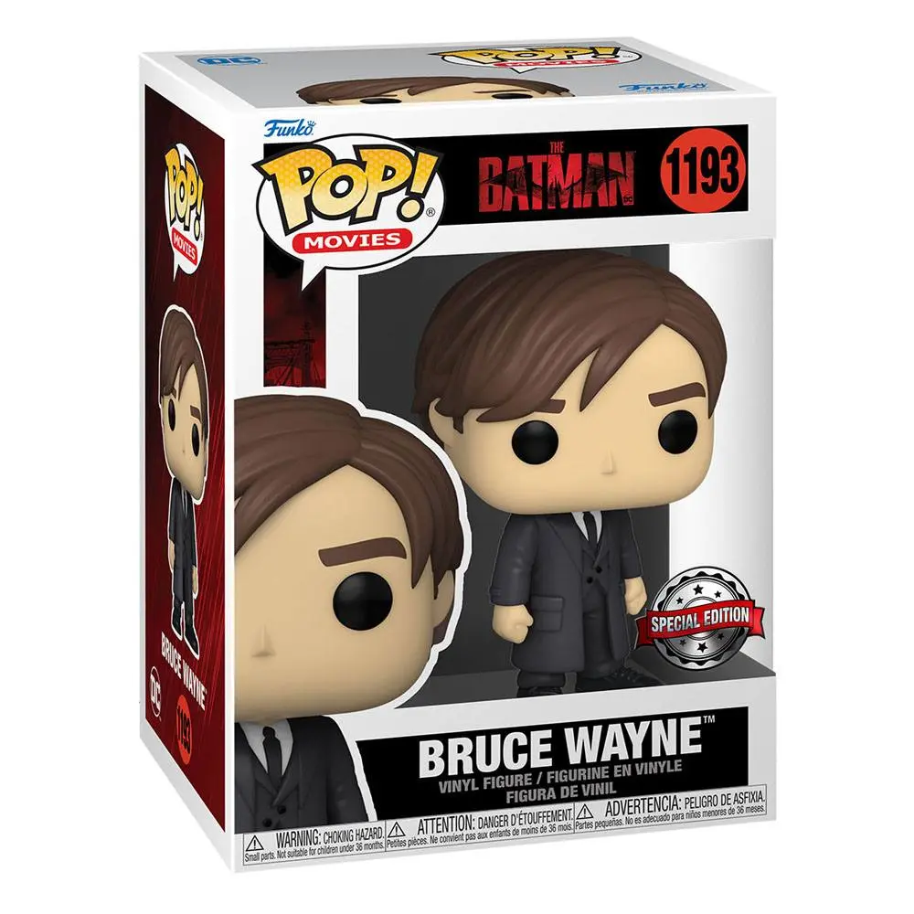 The Batman POP! Vinyl Figur Bruce Wayne (Suit) 9 cm Produktfoto