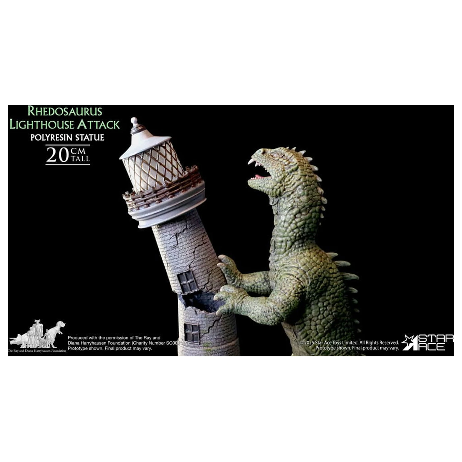 The Beast from 20,000 Fathoms Kunstharz-Statue 1/8 Ray Harryhausens Rhedosaurus 20 cm Produktfoto