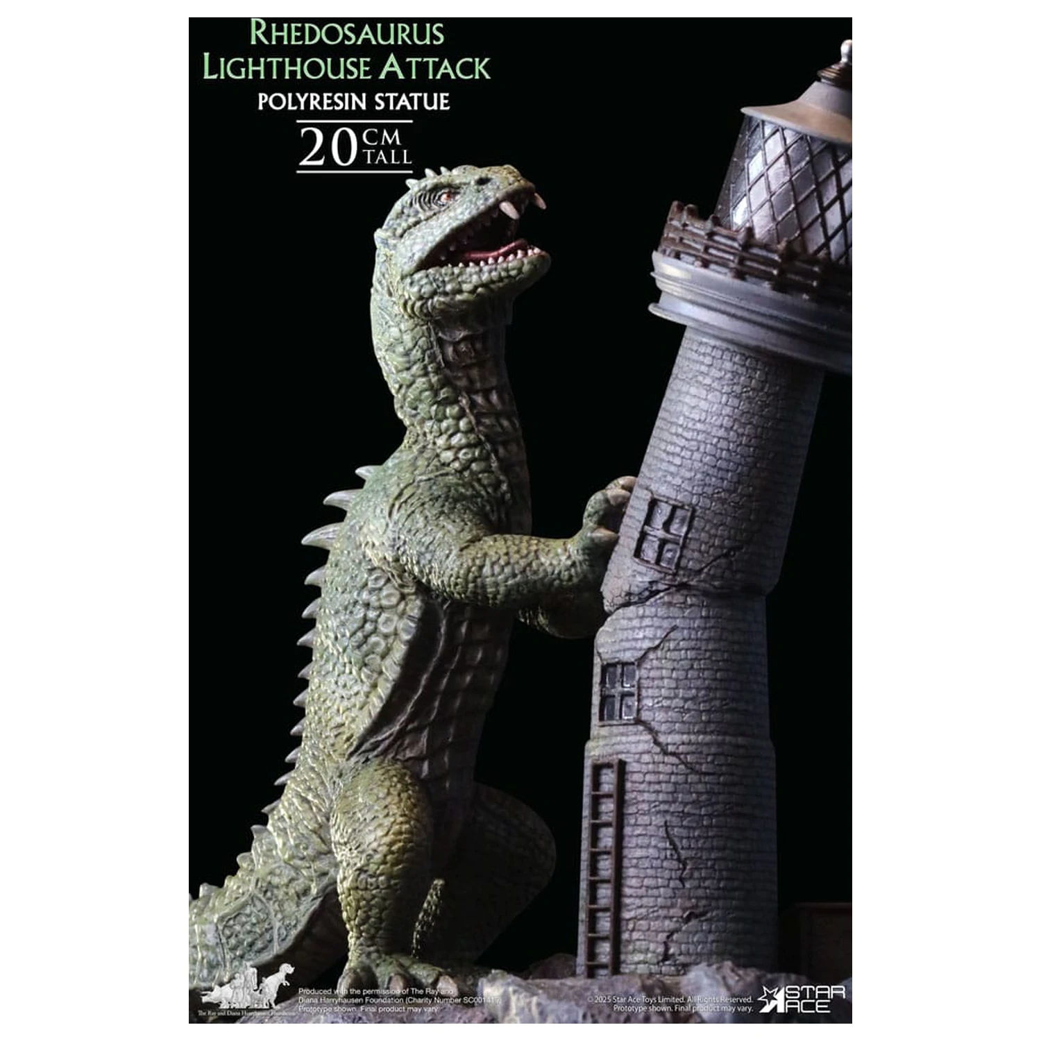 The Beast from 20,000 Fathoms Kunstharz-Statue 1/8 Ray Harryhausens Rhedosaurus 20 cm Produktfoto