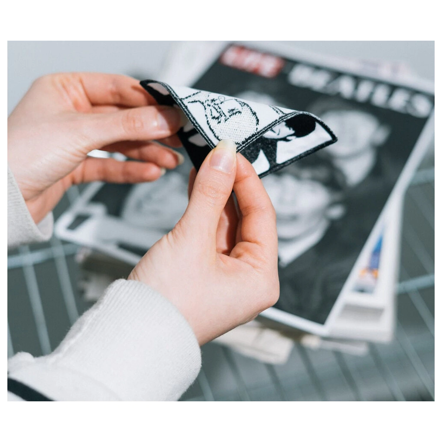 The Beatles Set von 3 Aufnähern Produktfoto