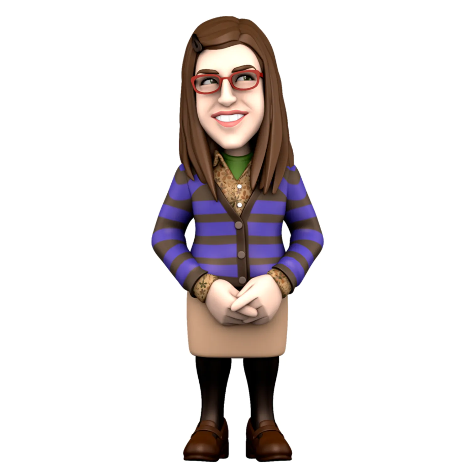 The Big Bang Theory Minix Figur Amy Farrah Fowler 12 cm Produktfoto