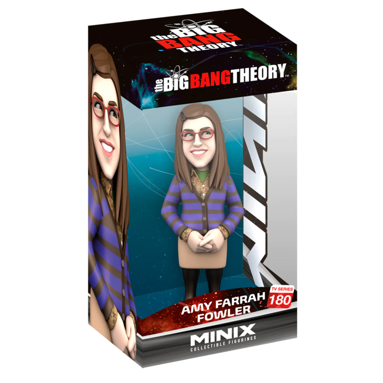 The Big Bang Theory Minix Figur Amy Farrah Fowler 12 cm Produktfoto