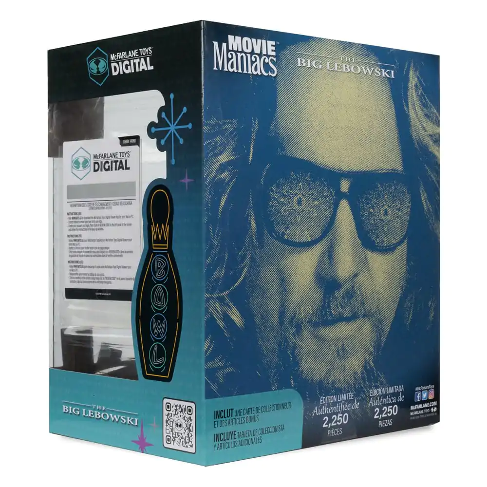 The Big Lebowski Movie Maniacs Statue The Dude (McFarlane Digital) 15 cm Produktfoto