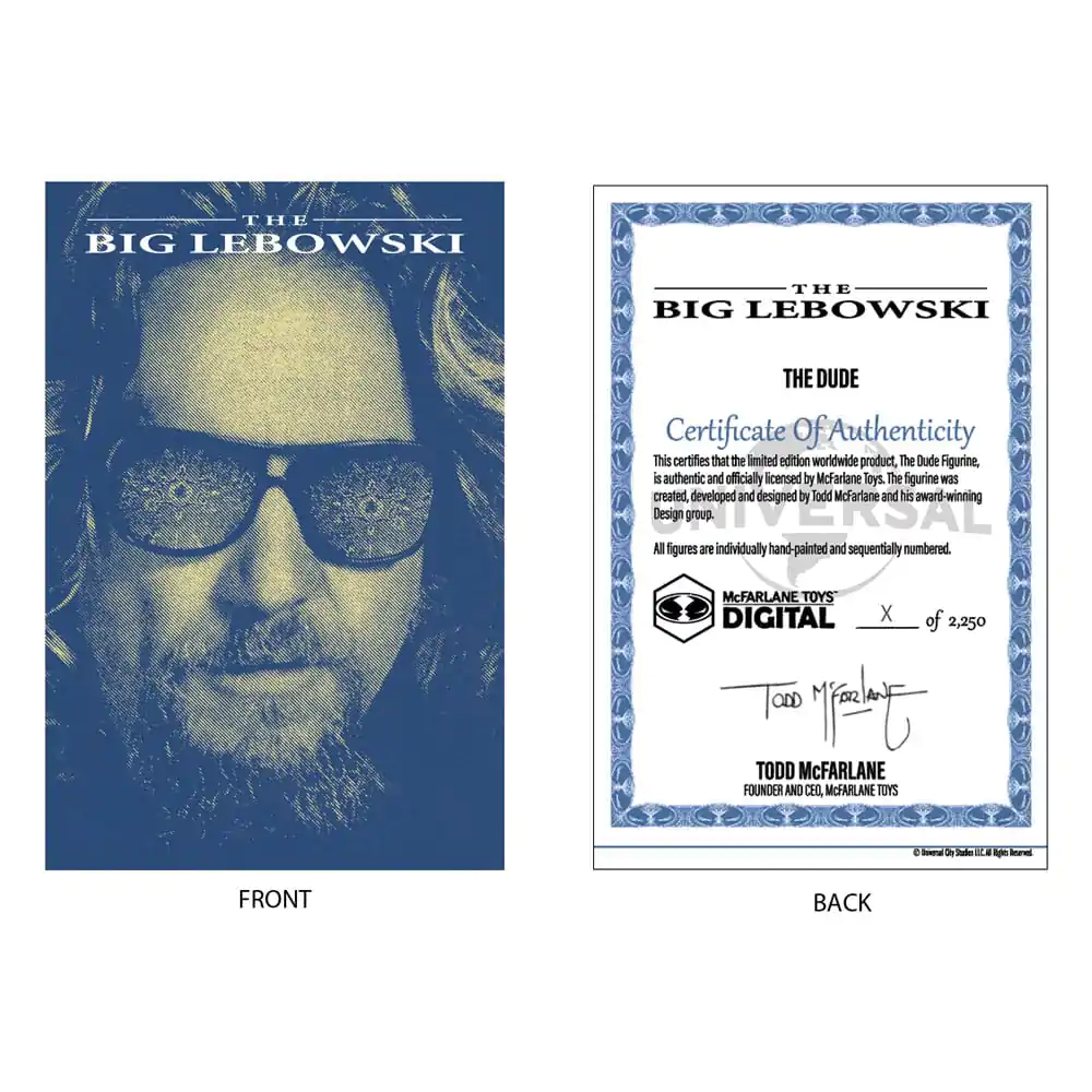 The Big Lebowski Movie Maniacs Statue The Dude (McFarlane Digital) 15 cm Produktfoto