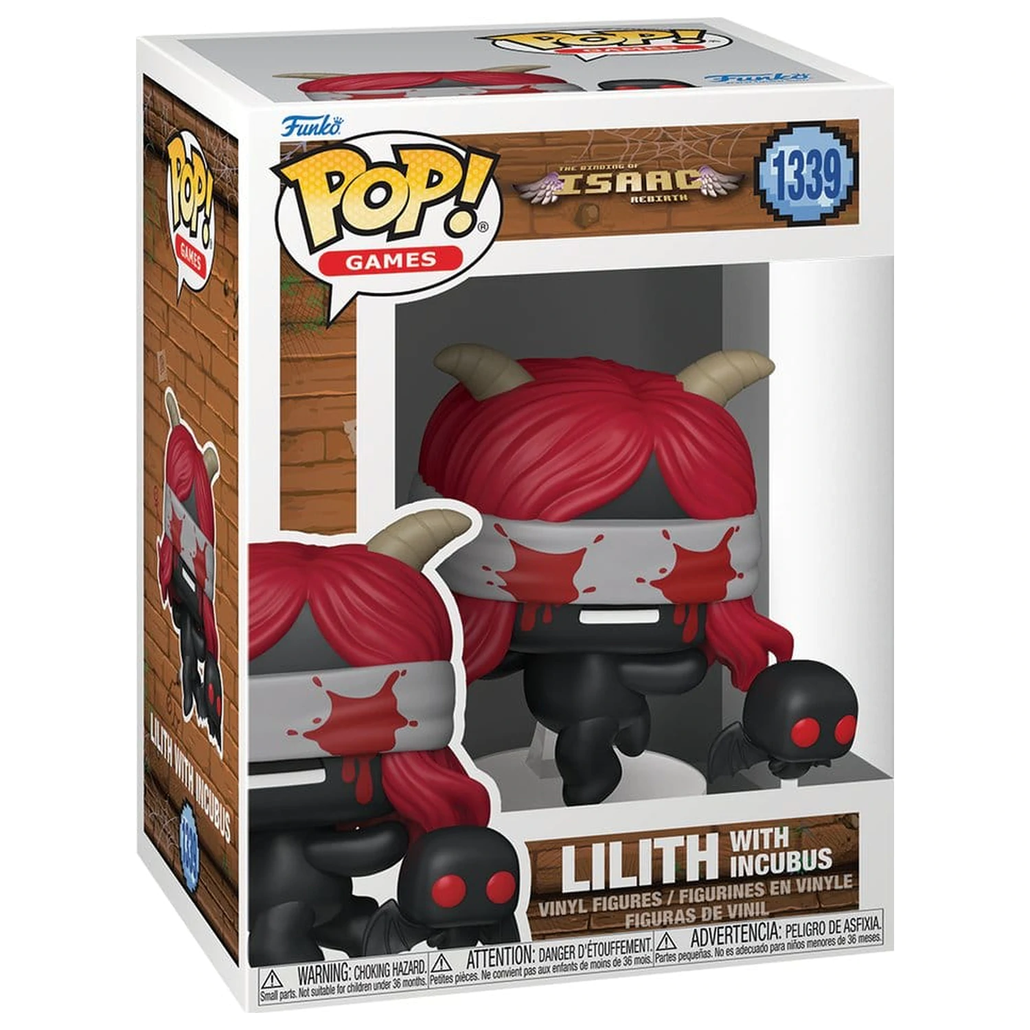 The Binding of Isaac Funko POP! & Buddy Vinylfigur Lilith with Bat 9 cm Produktfoto