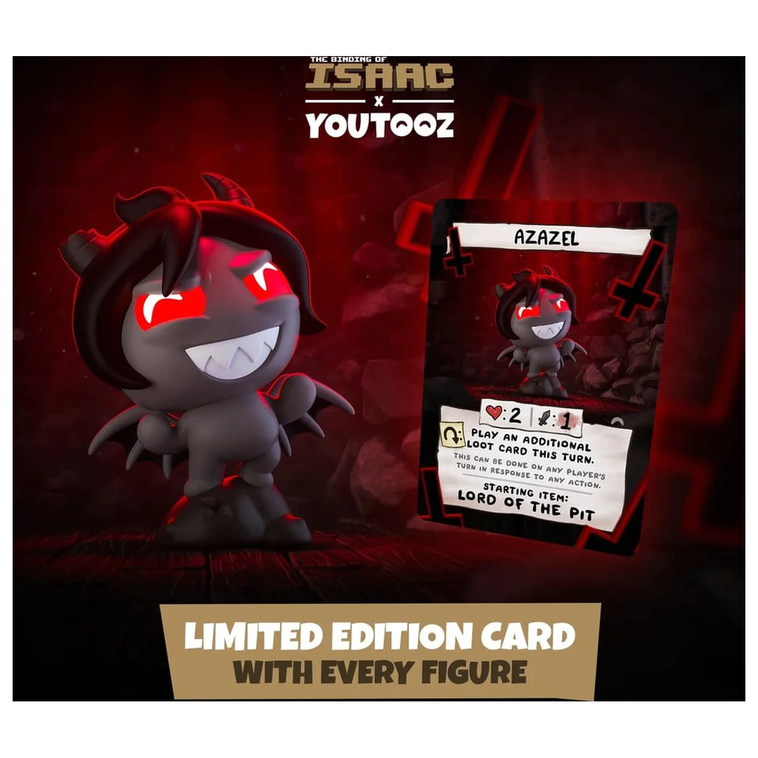 The Binding of Isaac Vinyl Figur Azazel 9 cm Produktfoto