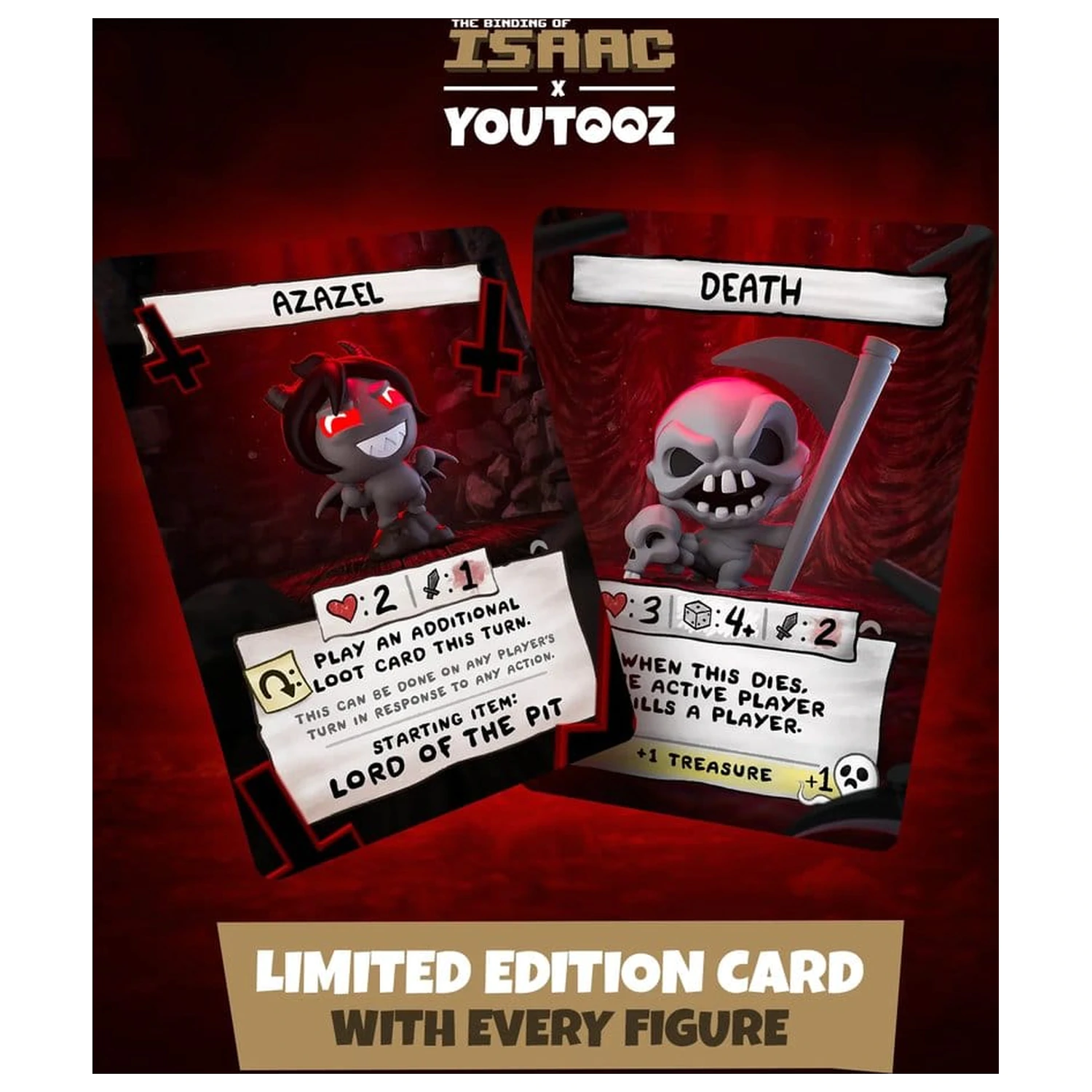 The Binding of Isaac Vinyl Figur Azazel 9 cm Produktfoto