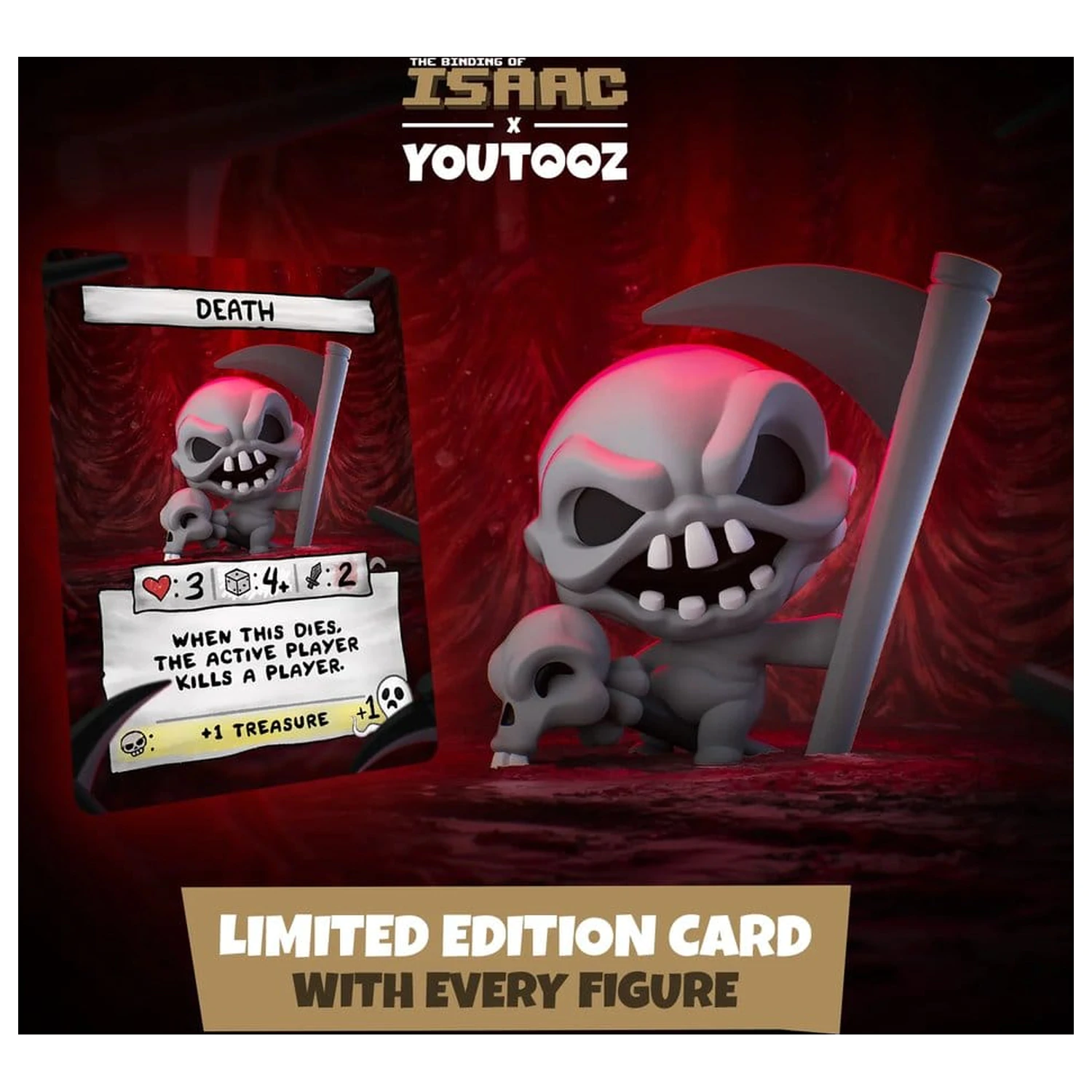 The Binding of Isaac Vinyl Figur Death 8 cm Produktfoto