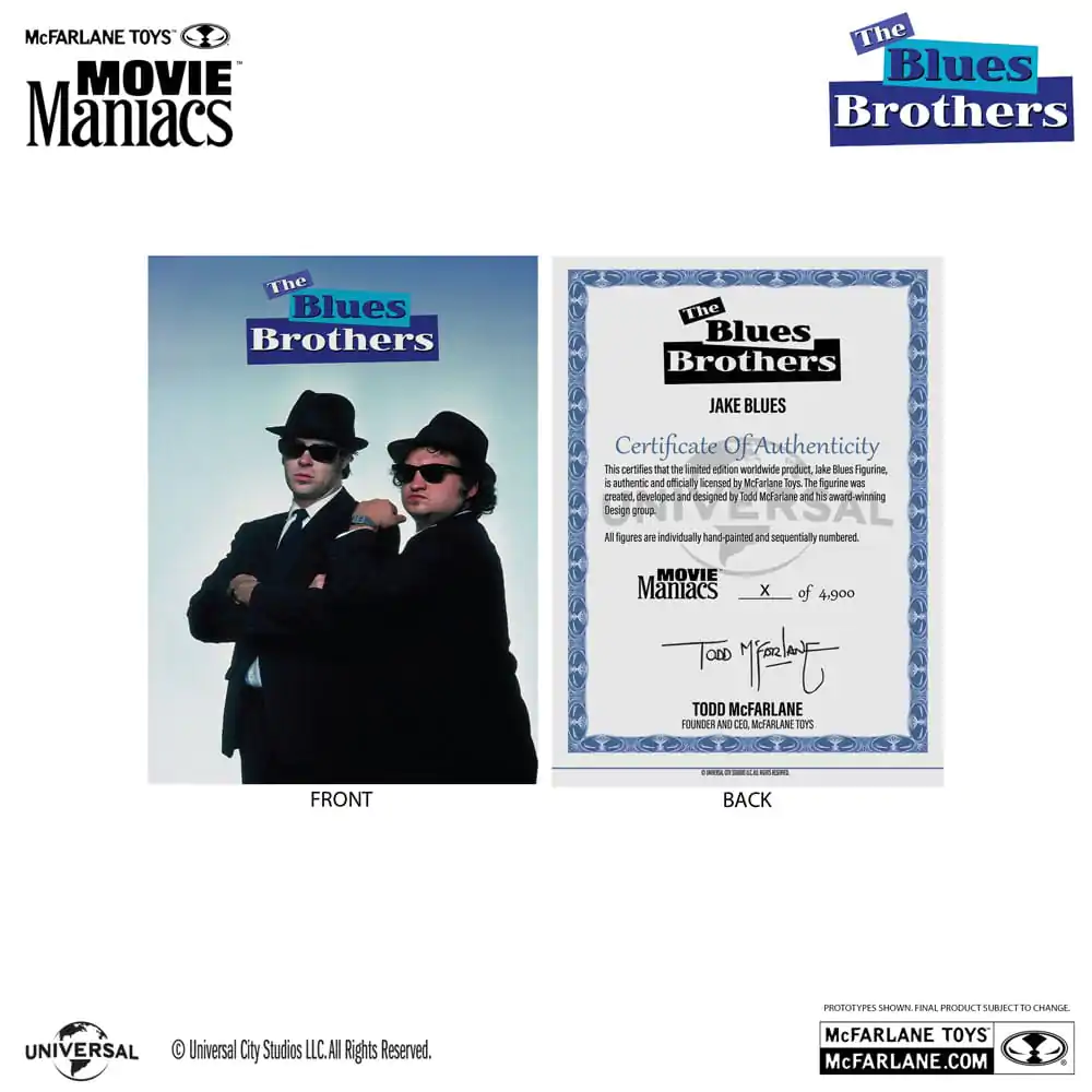 The Blues Brothers Movie Maniacs Actionfiguren 2er-Pack Jake & Elwood Blues (Gold Label) 15 cm termékfotó