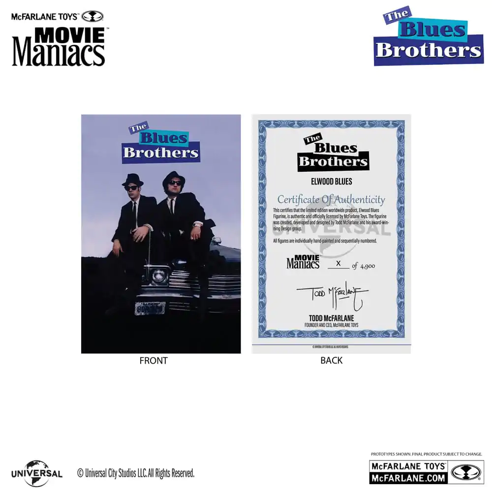 The Blues Brothers Movie Maniacs Actionfiguren 2er-Pack Jake & Elwood Blues (Gold Label) 15 cm termékfotó