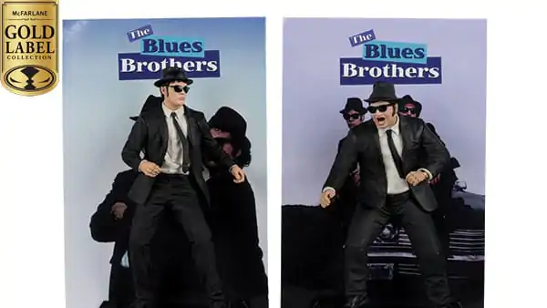 The Blues Brothers Movie Maniacs Actionfiguren 2er-Pack Jake & Elwood Blues (Gold Label) 15 cm termékfotó