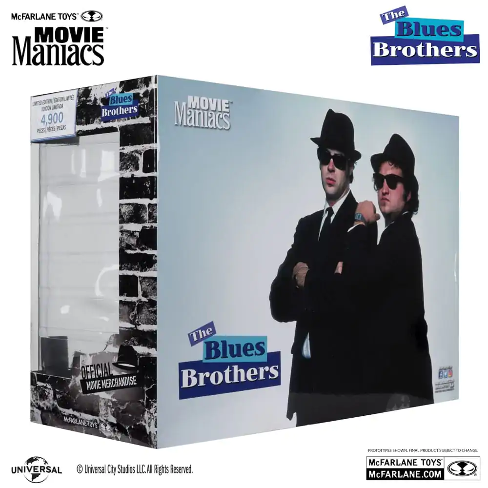 The Blues Brothers Movie Maniacs Actionfiguren 2er-Pack Jake & Elwood Blues (Gold Label) 15 cm termékfotó