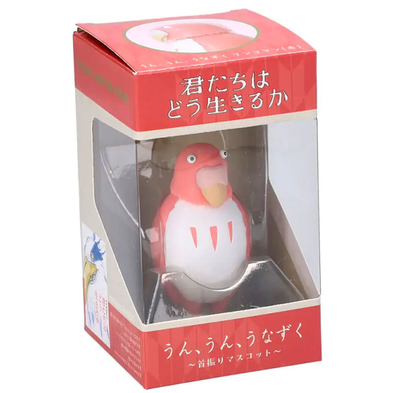 The Boy and the Heron Bobble Head Red Parakeet Figur 7,5cm Produktfoto