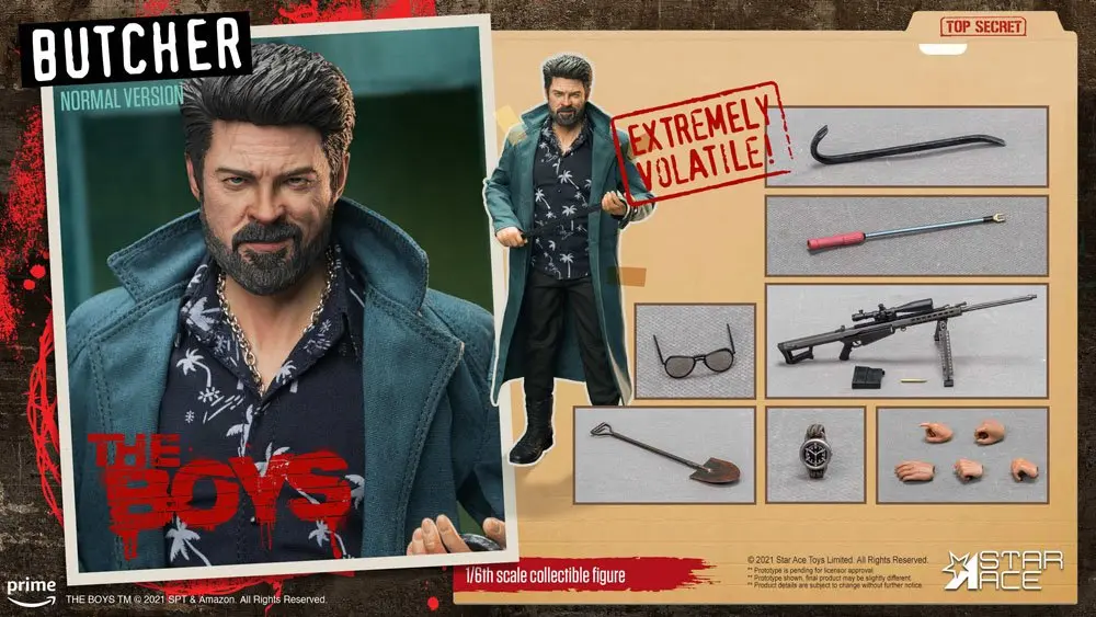 The Boys My Favourite Movie Actionfigur 1/6 Billy Butcher (Deluxe Version) 30 cm Produktfoto