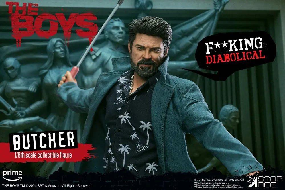 The Boys My Favourite Movie Actionfigur 1/6 Billy Butcher (Deluxe Version) 30 cm Produktfoto