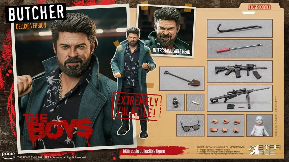 The Boys My Favourite Movie Actionfigur 1/6 Billy Butcher (Deluxe Version) 30 cm Produktfoto