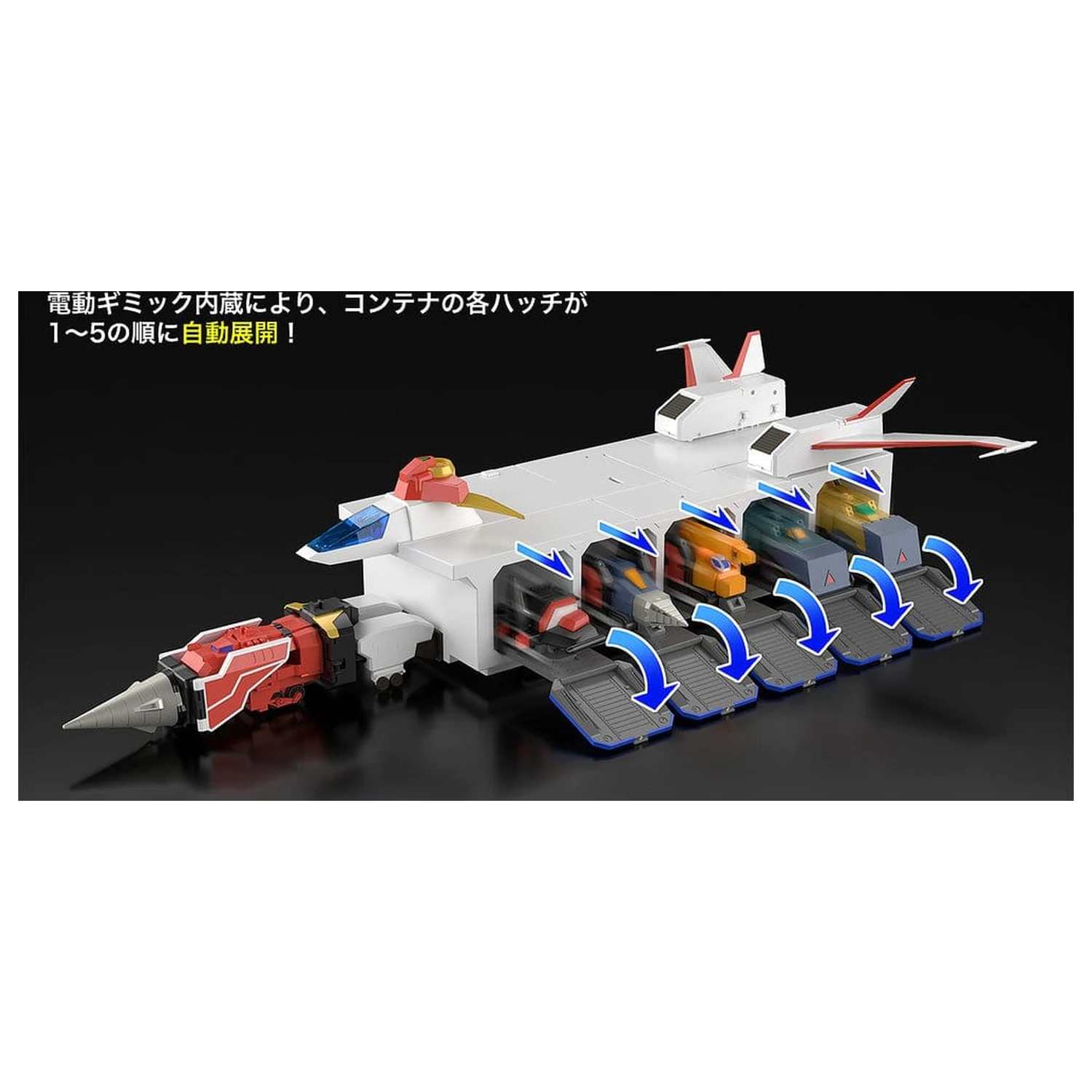 The Brave Express Might Gaine The Gattai Aufbewahrungsbox Kaiser Carrier 43 cm Produktfoto