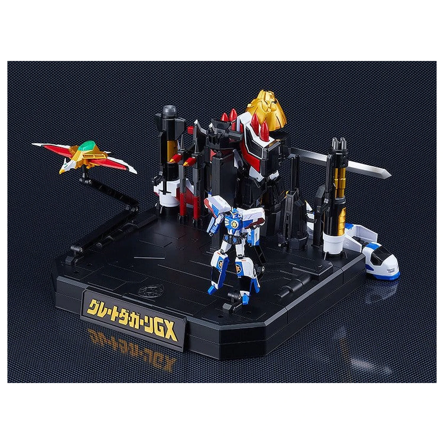 The Brave Fighter of Legend Da-Garn Action Figuren Zubehör Set The Gattai Display Set Produktfoto